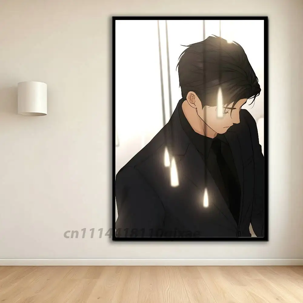 Manhwa J-Just T-Twilight Classic Wall Art Canvas Print Poster Suitable for Home Living Room Decoration Painting