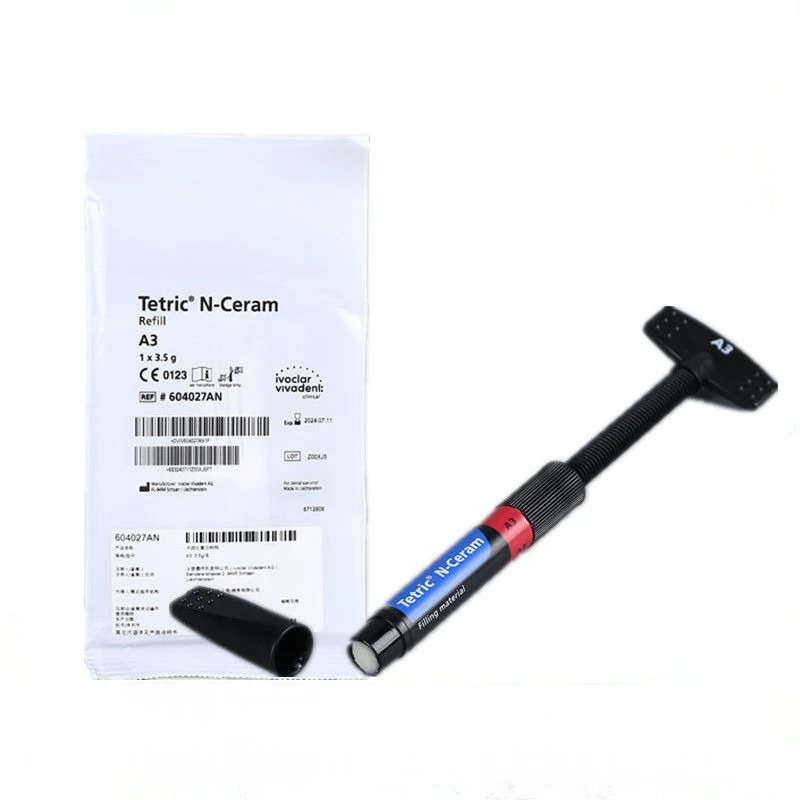 

Dentistry Tetric N-Ceram Nano Ceramic Filling Solid Resin 3.5g for Oral Cavity Repair Nursing Filling Material Tools
