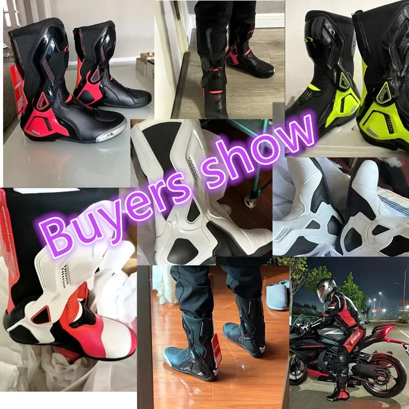 Stivali da moto professionali scarpe da moto da donna Wen stivali da moto traspiranti impermeabili