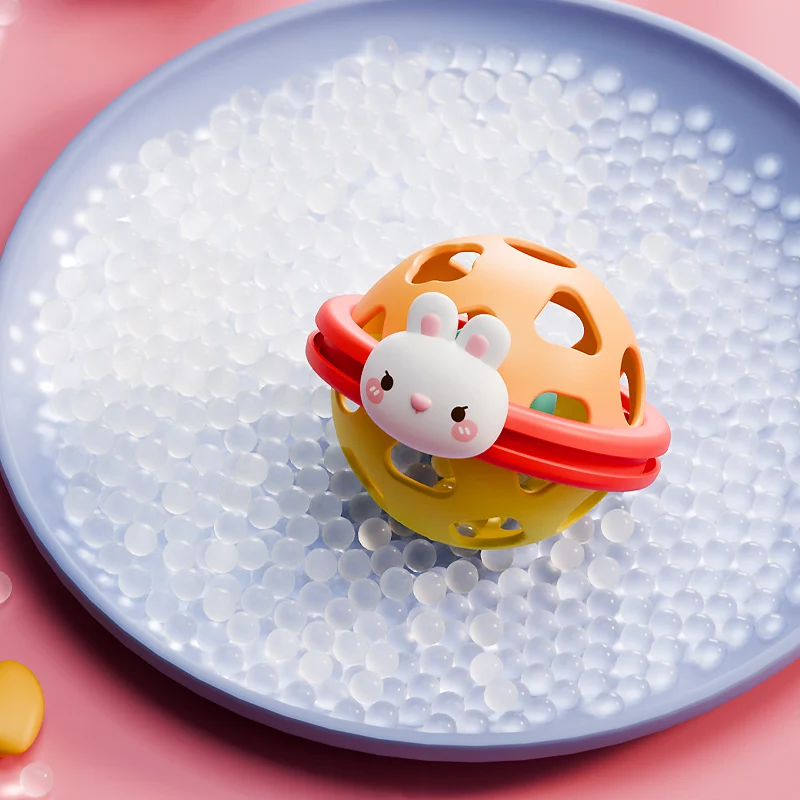 ลูกบอลซิลิโคนนุ่มสำหรับเด็ก เสียงกรอบกรอบดึงดูดทารก วัสดุที่ปลอดภัยสำหรับการเคี้ยว ของขวัญวันเกิดสำหรับพ่อแม่และลูก