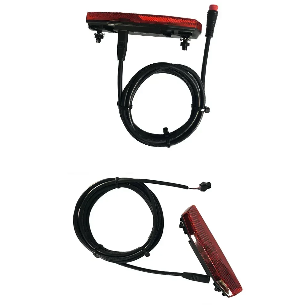 Enquêter arrière LED pour vélo électrique, feu arrière pour scooter électrique, modification de vélo, iode de sécurité, 36V, 48V