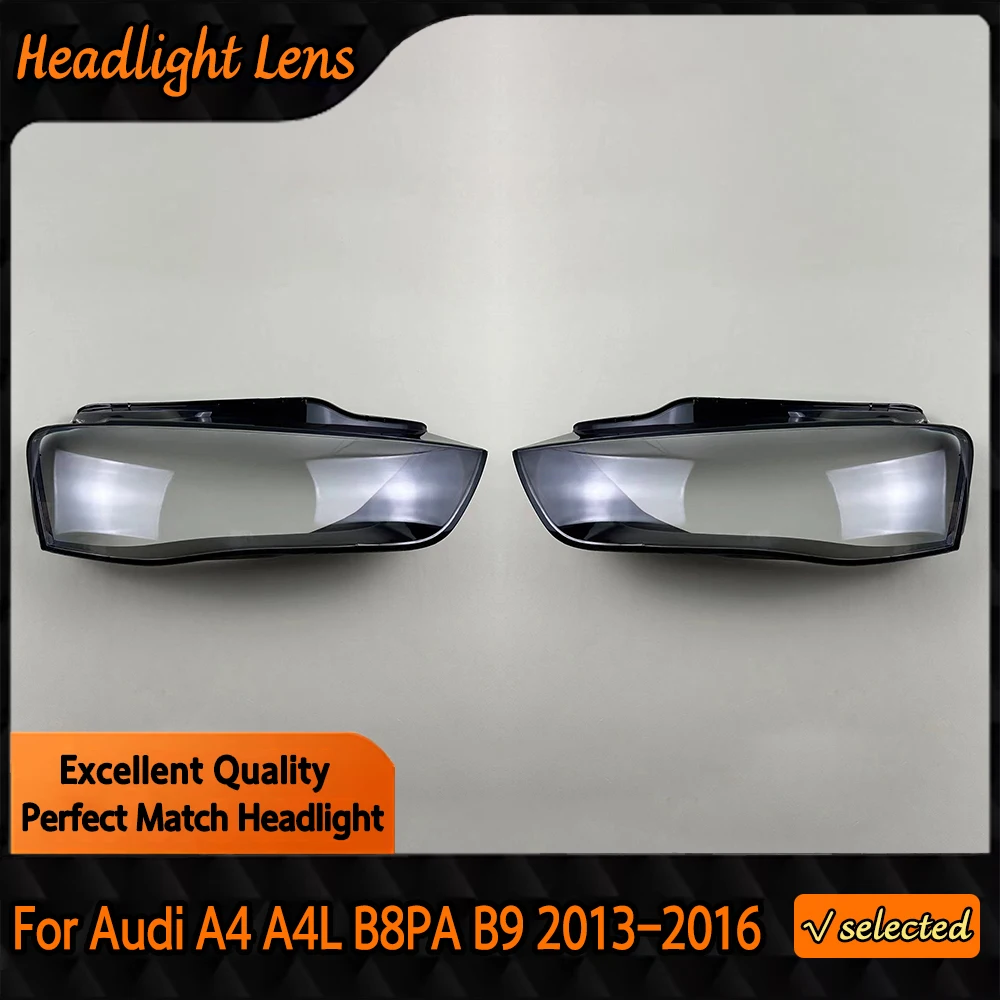 

Front Headlamp Cover Headlight Shell Lampshade Plexiglass Replace Original Lens For Audi A4 A4L B8PA B9 2013 2014 2015 2016