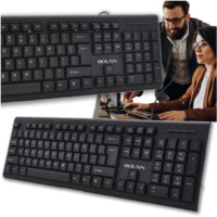 USB wired keyboard black for Office Standard 104 keys 1000DPI