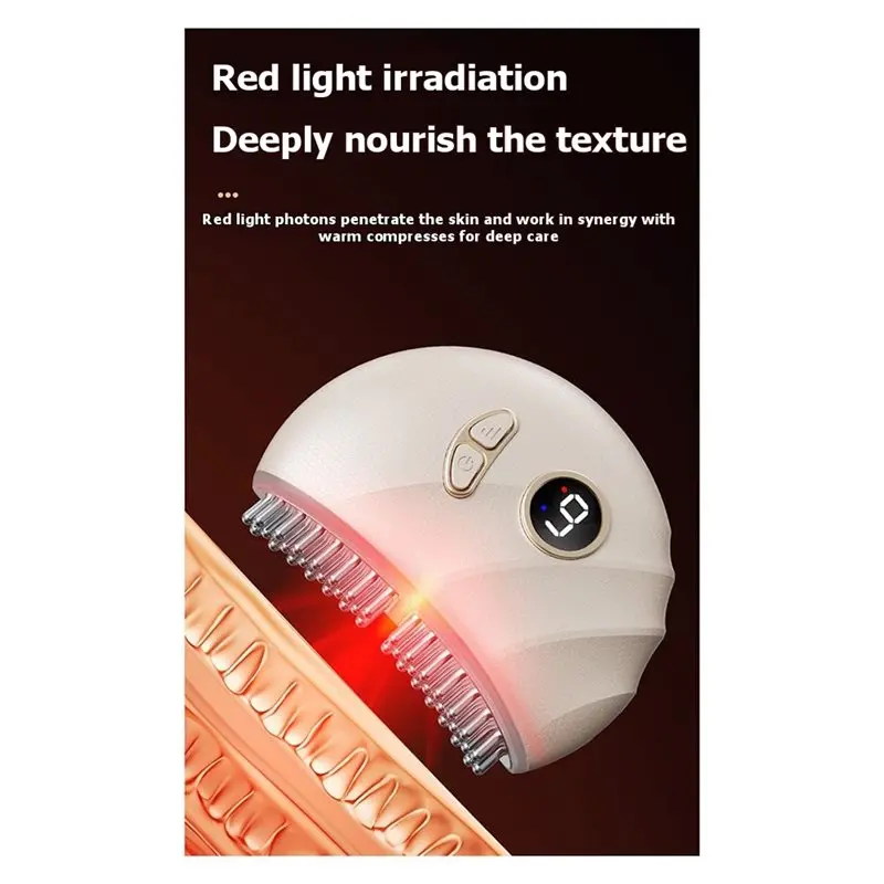 [NEW!A65Z】 Scraping Instrument Electric Meridian Brush Small And Portable, Red Light Heating To Unblock Meridians.