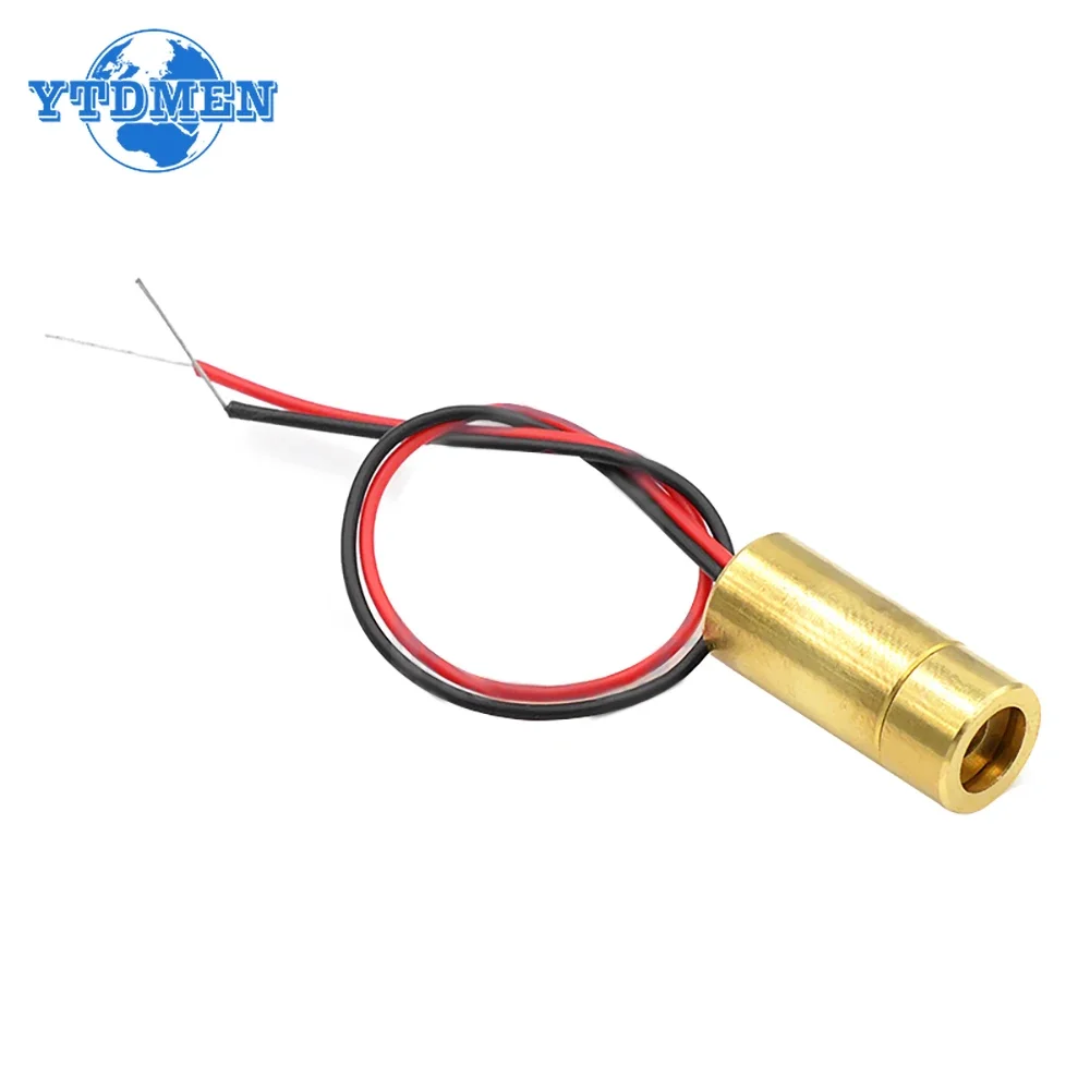 650nm 5mW Red Point / Line / Cross Laser Module Head Glass Lens Focusable Laser Diode Industrial Class view 3