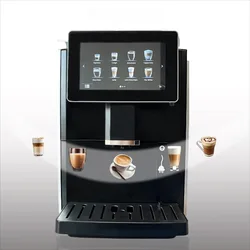 Máquina de café automática inteligente cappuccino latte profissional superautomático espresso com sistema iot