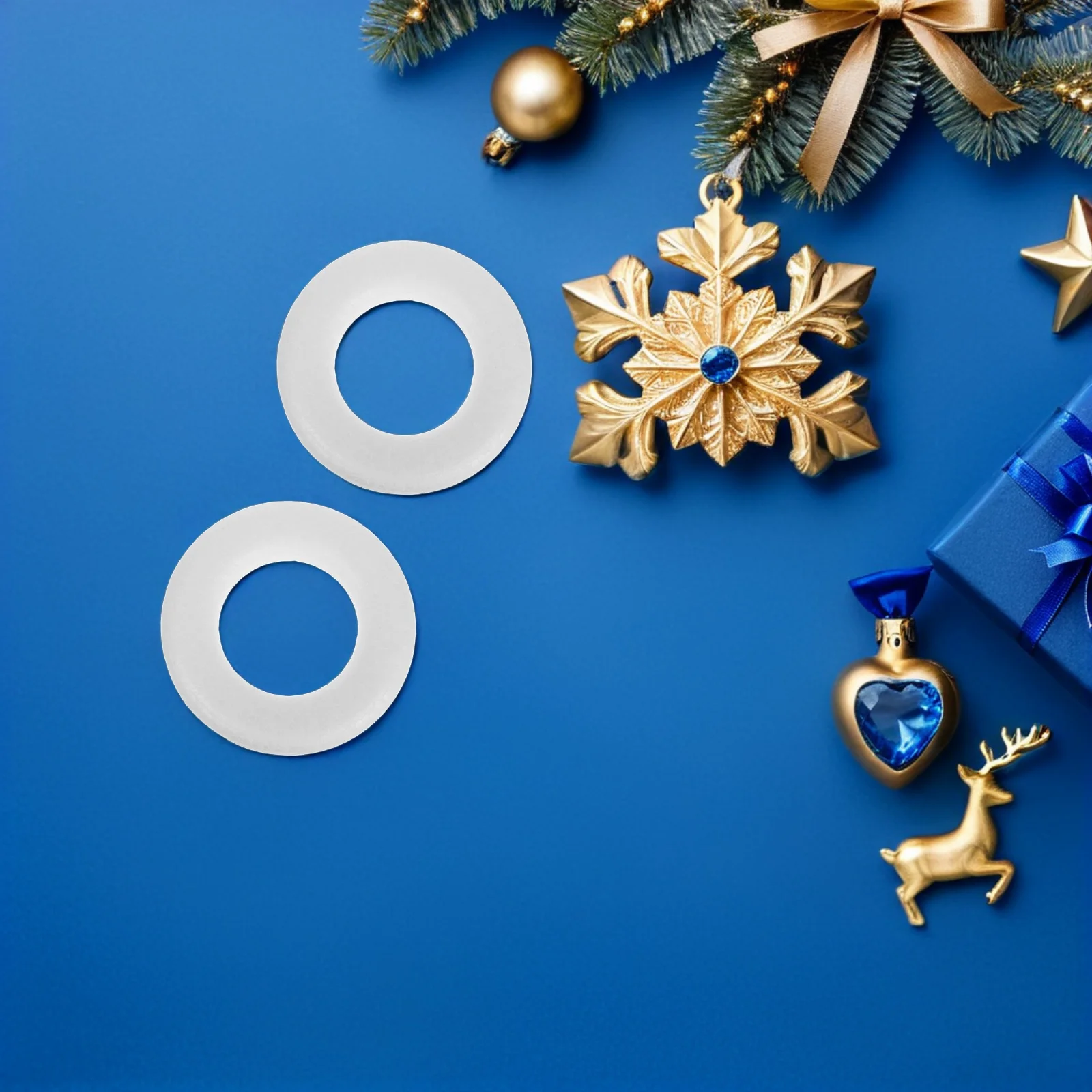 

25 Pcs Foam Donut Accessories DIY Craft Ring Suite Round Wreath Frame Base for Crafts Circle Ornaments