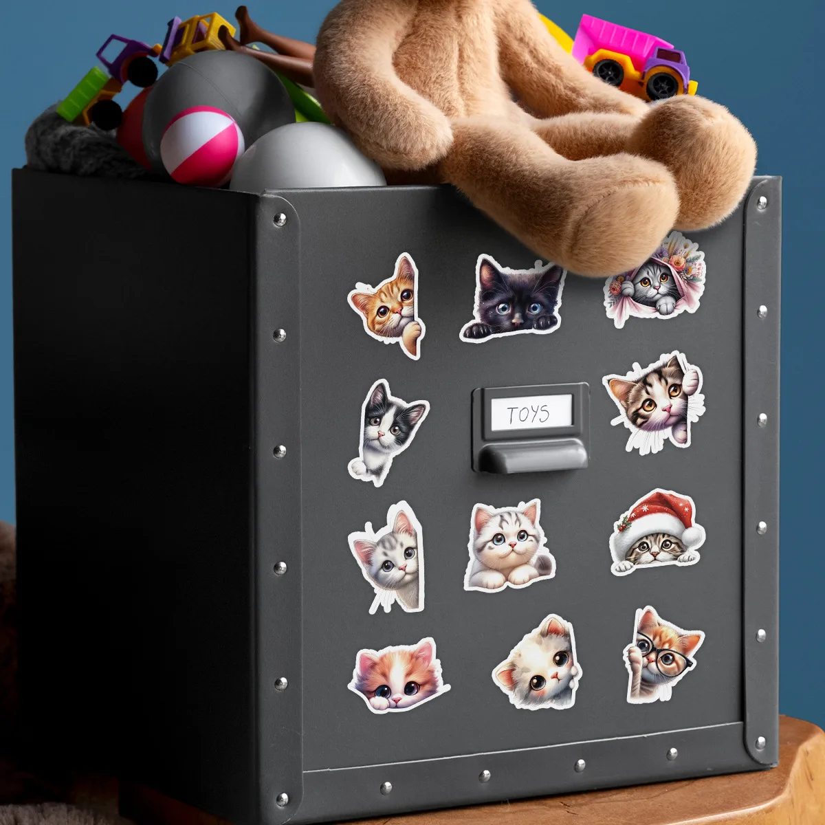 50PCS Nette Katze Aufkleber Kawaii Kätzchen Meme Graffiti Kinder Spielzeug Koffer Kühlschrank Laptop Gitarre Auto Fahrrad Cartoon Aufkleber Dekoration