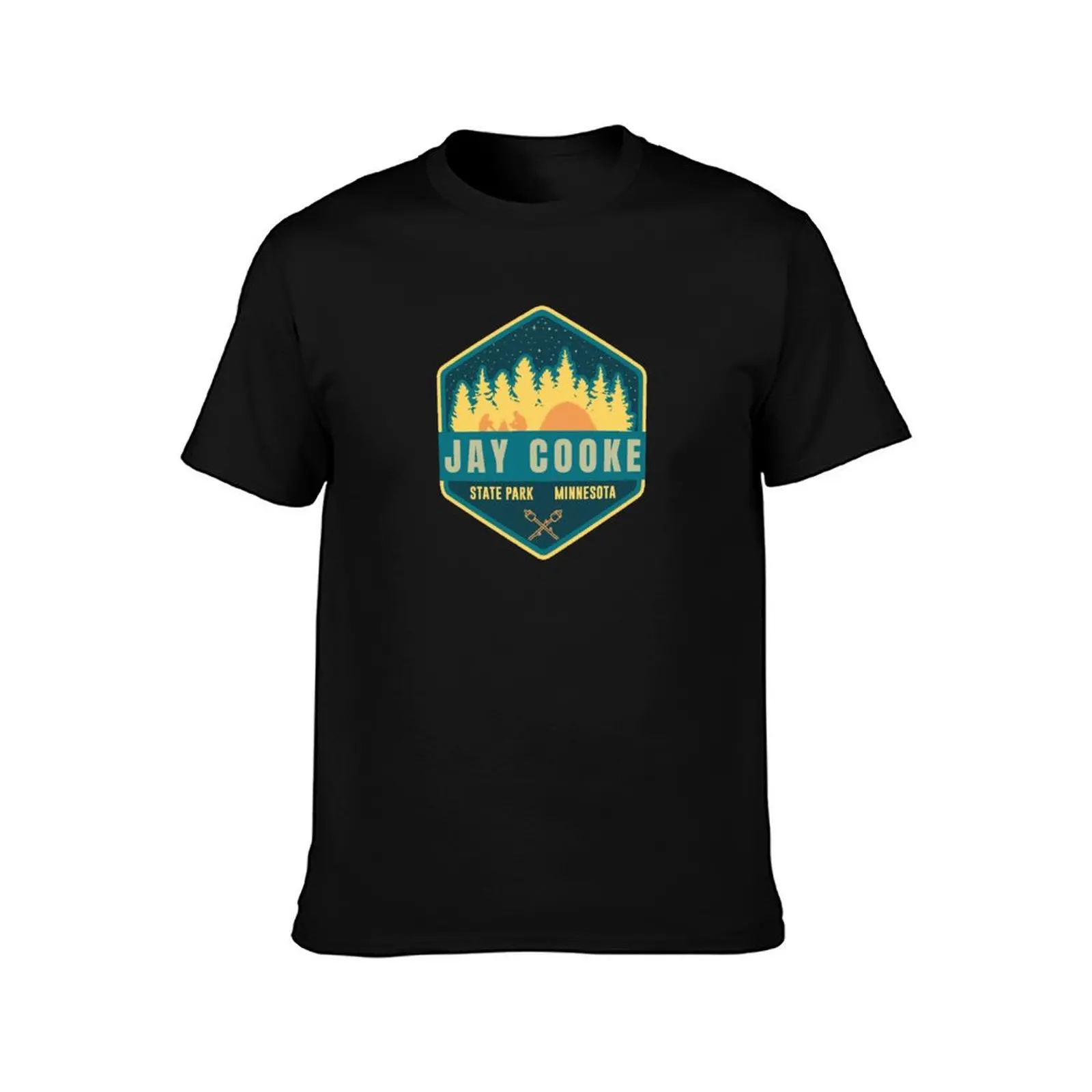 Jay Cooke State Park Hexagon Logo T-Shirt Lightweight Running Sports T-Shirt