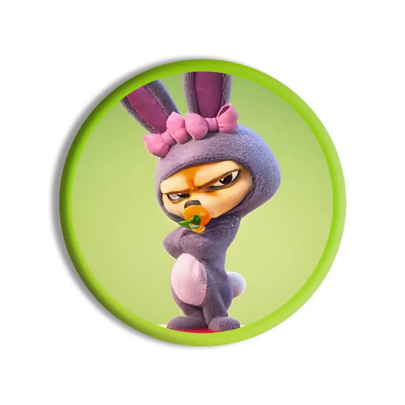 58 مللي متر ديزني Zootopia 2 المعادن المينا بروش شارات على ظهره الملابس التلبيب الستر الجينز اكسسوارات الديكور بطاقة هدية #4