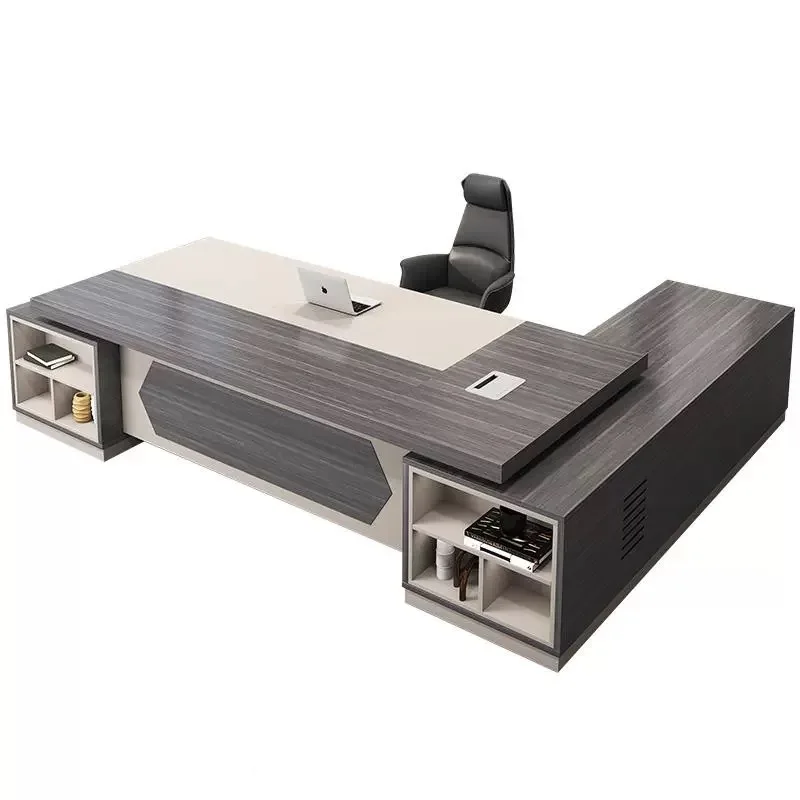 

#Modern Luxury Unique CEO Boss Director Office Desk Computer Desk Chair Combination Design