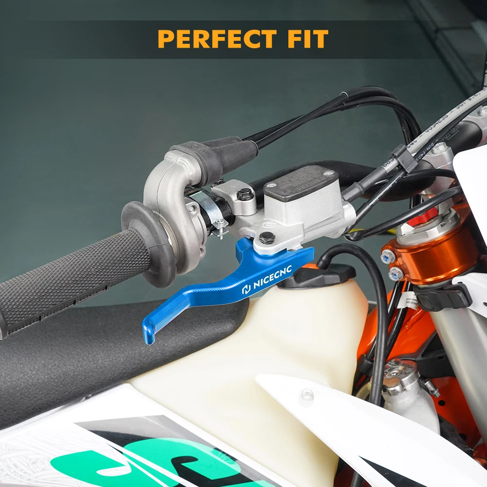 NICECNC Kurze Brems- und Kupplungshebel für KTM EXC 300 EXCF 350 SX 125 SXF 450 XCW 500 XCF 250 XC-W 300 SX-F 250 XC 300 2014-2023 – Detail 9