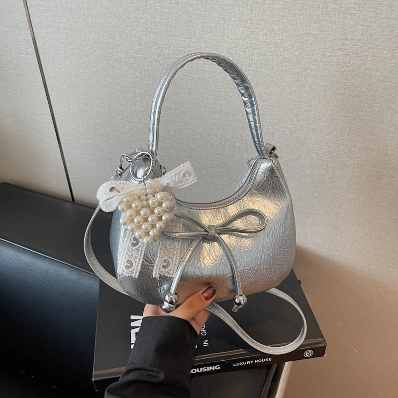 

2025 New Fashionable Zipper New PU Shoulder Bags Sense of Luxury Simple Versatile High Quality Crossbody Bags for Women