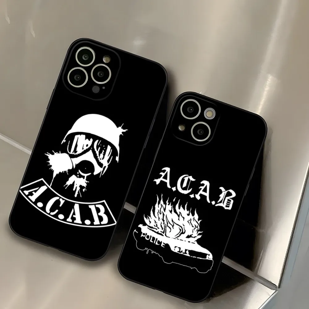 All Cops Are Bastards Acab Ultras Phone Case Apple for iphone 15 Pro Max 14 Plus 13 Mini 11 12 Xr X Xs 6s 6 7 8 SE Plus Design B