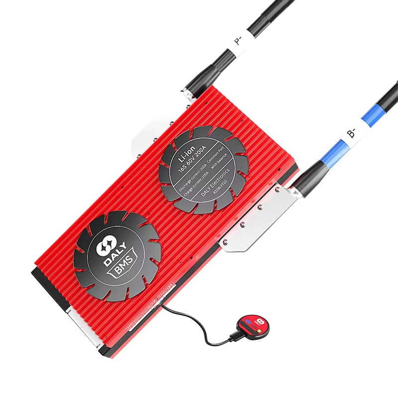 DALYBMS LIFEPO4 4S 12V 8S 24V 16S 48V 200A 250A 300A 400A 500A VENTILADOR CANBUS 5A balanceador activo para batería de almacenamiento doméstico