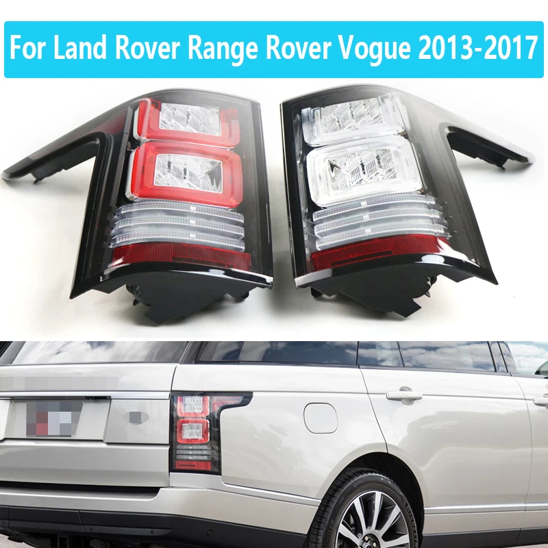 For Land Rover Range Rover Vogue 2013-2017 Tail Light Assembly Red And White Genesis Tail Light LED Brake Light