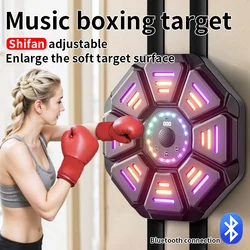 Smart Music Boxing Machine BT Link Wall-mounted Muay Thai Boxing Reaction Trainer Sandbag Boxing Wall Target Children's Gift