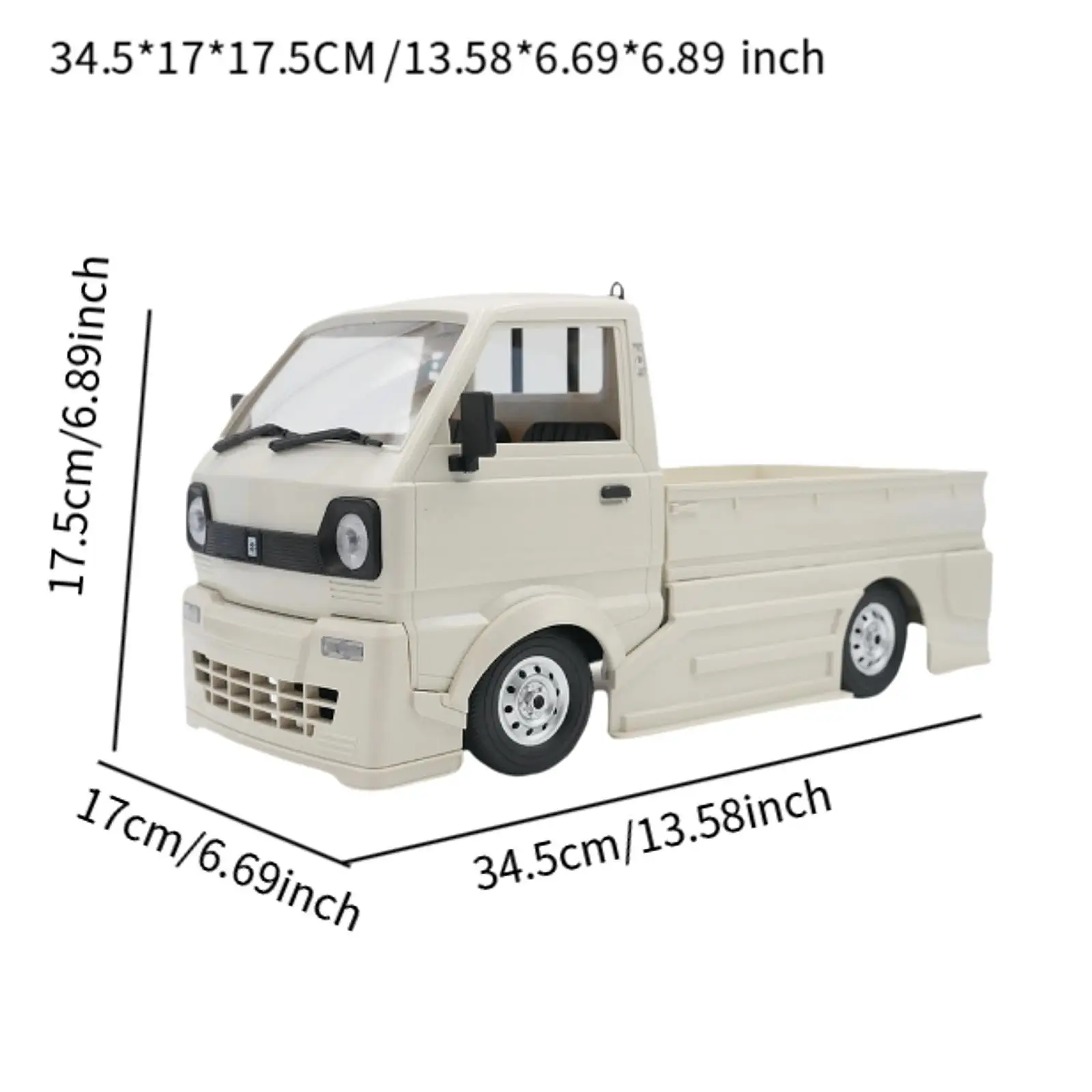 Camioneta D12 Camión RC a escala 1/10 para adultos mayores de 12 años y niñas