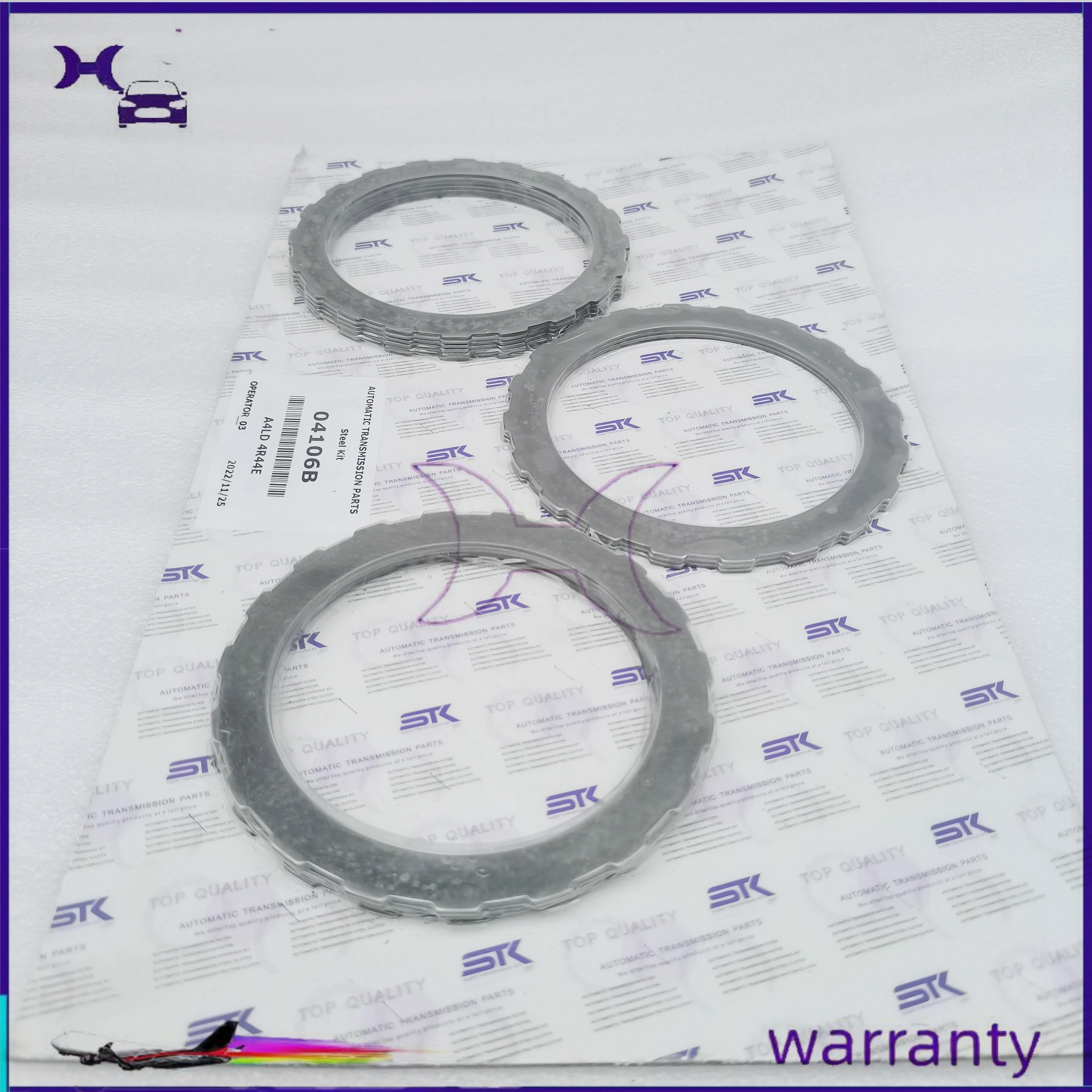 

Transmission Rebuild Kit 5R55E 4R55E 5R44E 4R44E Overhaul Master Friction Steel For Ford Mazda