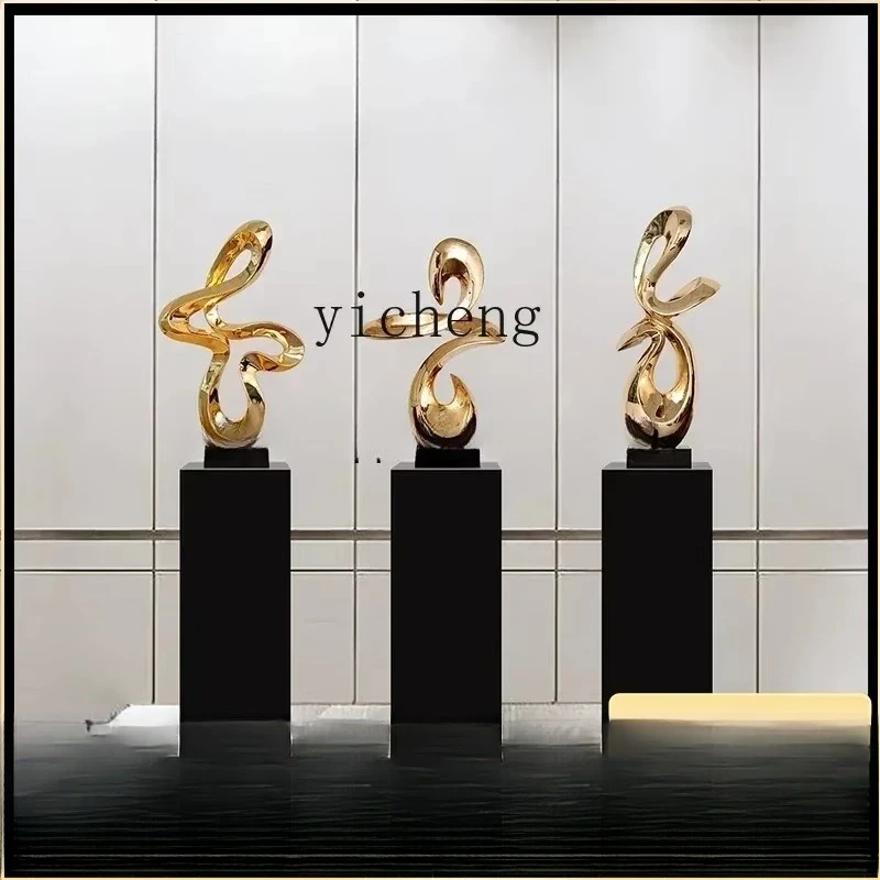 BJ-9  Living Room Ornament Model Room Porch TV Cabinet Decoration Hotel Lobby Resin Abstract Sculpture Artwork