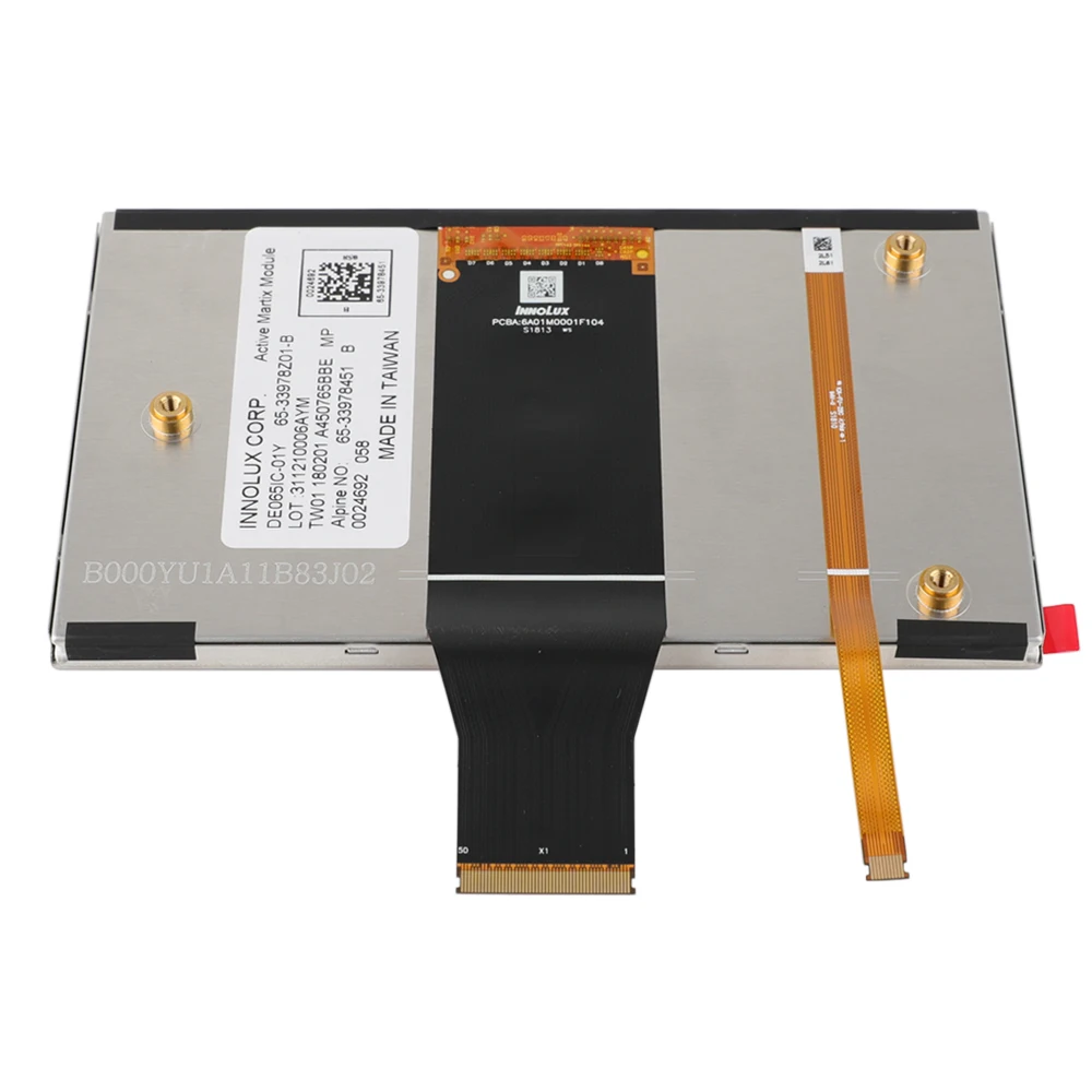 6.5 inch DE065IC-01Y LCD Display Replacement 65-33978Z01-B 6A01M0001F104 For BMW Mini R60-R5X car inner LCD Screen