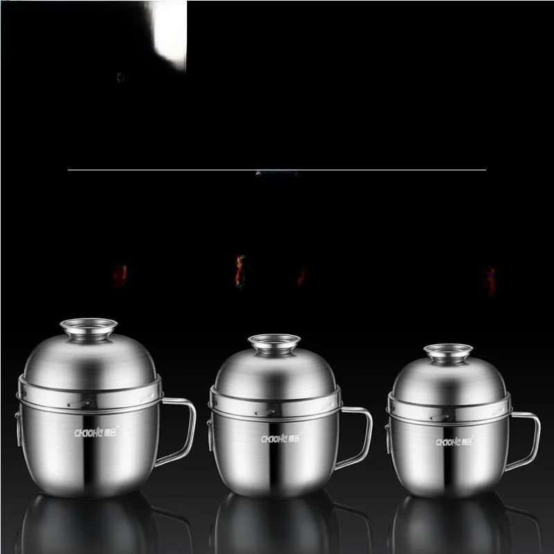 

Круглая термос-кружка из нержавеющей стали для еды: ланч-бокс, супница, чаша для лапши быстрого приготовления для офисных работников и студентов