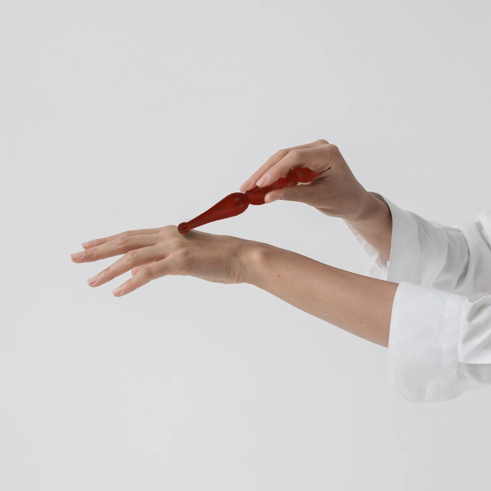 

2 шт. инструменты для массажа акупунктурных точек, прочные массажные палочки из натурального материала для релаксации, улучшения кровообращения