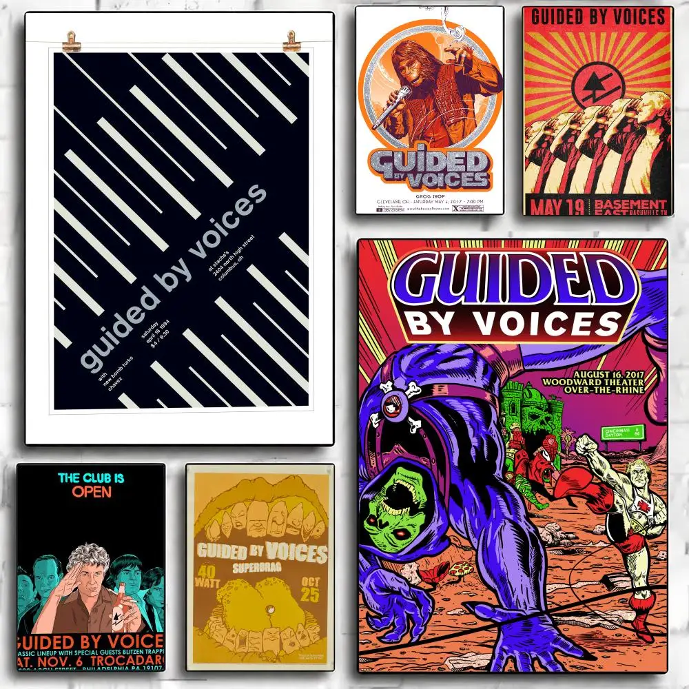 band G-Guided by Voices-S Painting Calligraphy Nature Inspired Artwork for Living Room  Home Decoration