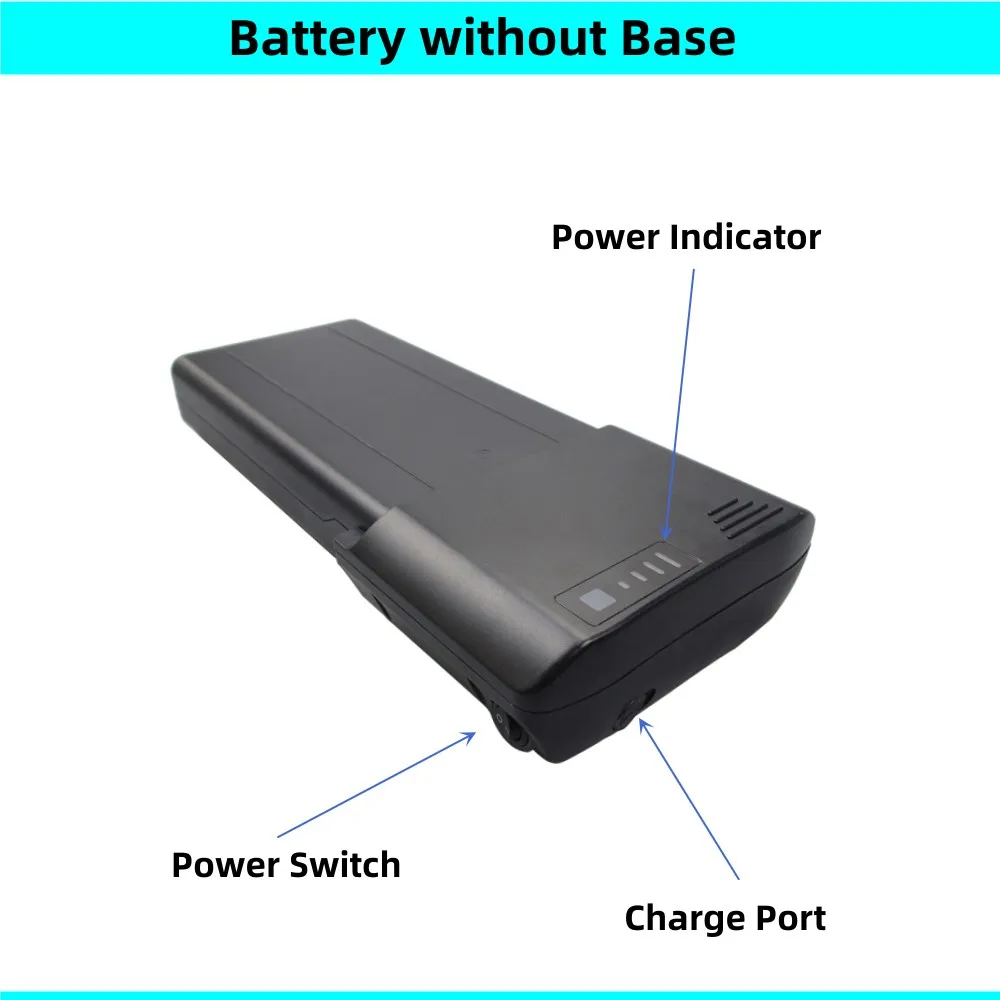 Rear Rack City Bike Ebike Battery 36V 7.8Ah 8.7Ah 10Ah 12.8Ah 24V 10Ah for Elife Swifty Liberte Osprey Metallic Italwin Nuvola