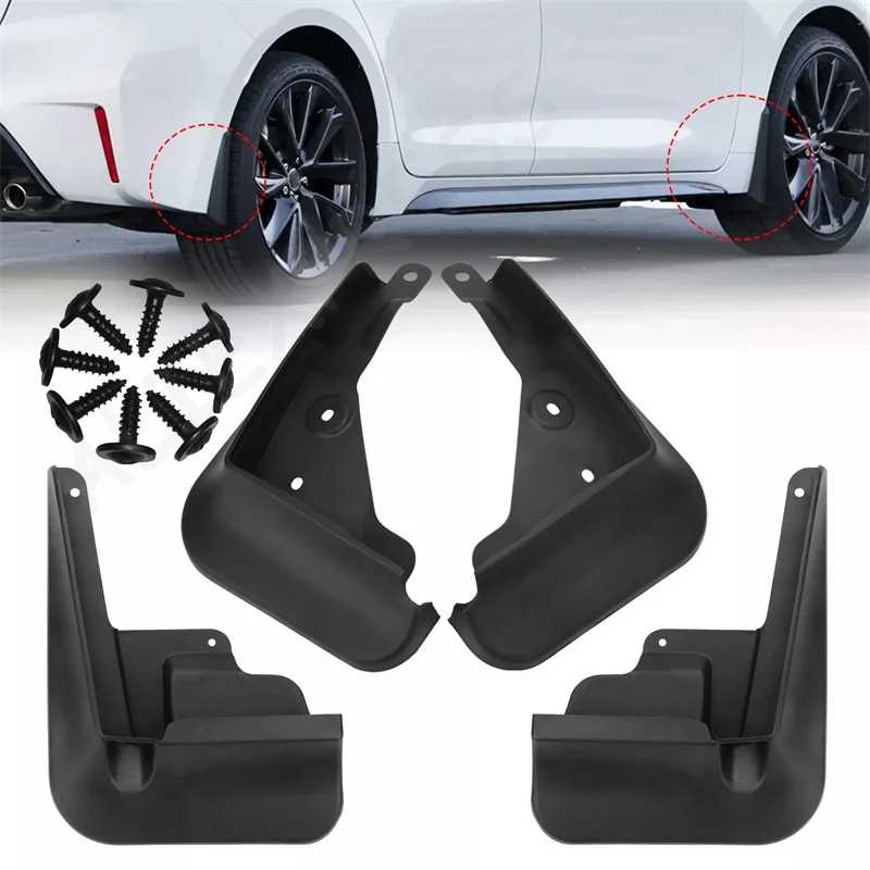 

NewFor Corolla 2020 2021 2022 2023 Mudguards Mud Flaps US Version Splash Guards Mudflaps Protectors Car Accessories