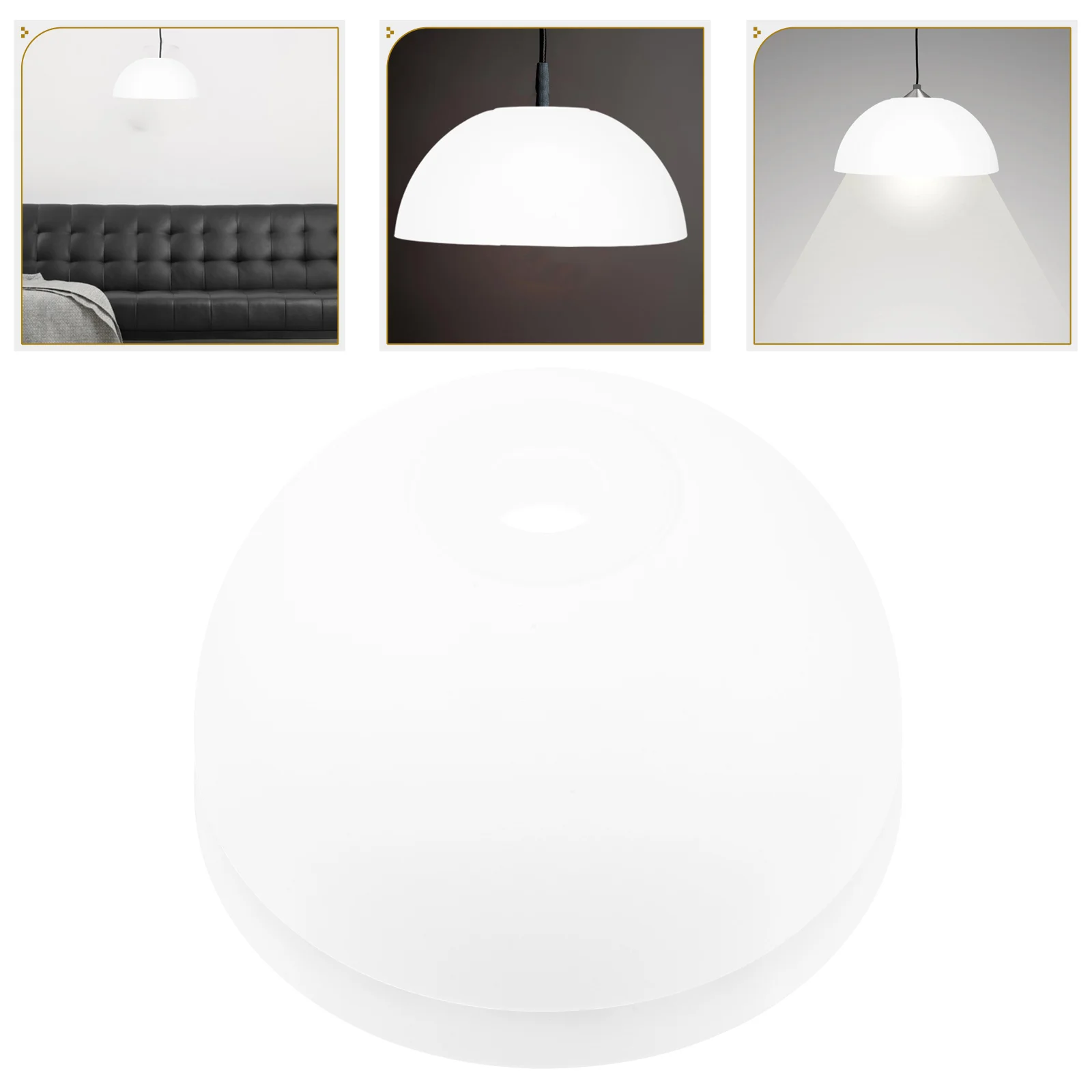 2Pcs Lampshade Replacement Household Mushroom for Table Floor ABS Plastic Portable LED Lighting Accessories Bottle