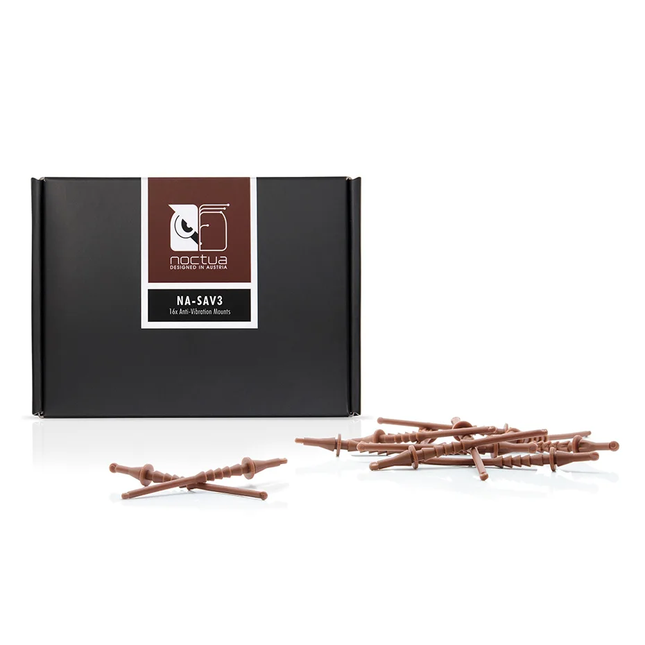 Noctua NA-SAV3/ NA-SAV4 boîtier ventilateur vis de choc 16 pièces/ensemble ventilateurs supports Anti-vibration