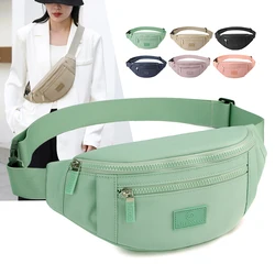 Waist Bag Women Men Waterproof Pocket Fashion Casual Chest Handbag Unisex Sports Travel Purse Waist Pack Belly Bags Case