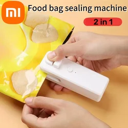 Xiaomi Food Bag Sealer Mini Portable Plastic Bags Sealing Machine Thermoplastic Bag Sealants Handheld Food Packaging Heat Sealer