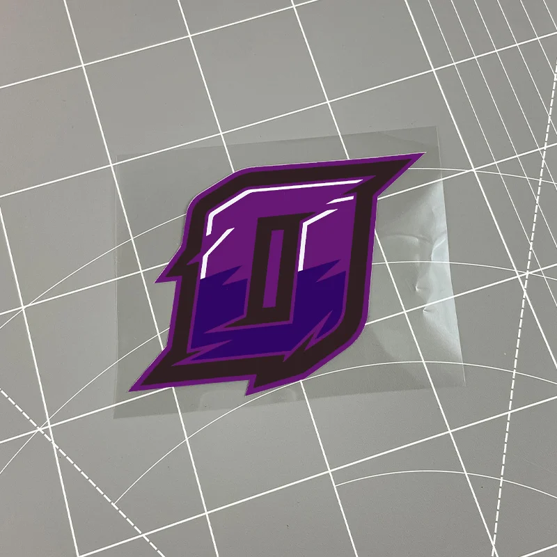 Purple Motorcycle Number Plate Sticker Waterproof Vinyl Decal for Fuel Tank Scooter Fairing Racing Helmet Decoration view 4