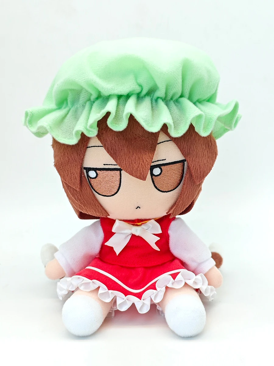 

20cm TouHou Project Chen Fumo Cotton Doll Anime Cosplay Idol Star Dolls Soft Plushies DIY Change Suit Sitting Toy Figures Gift