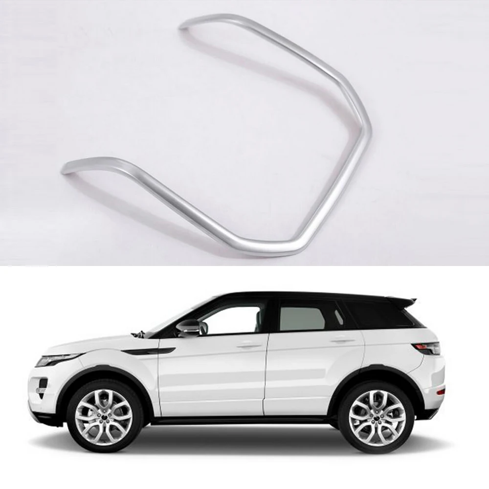 ABS Chrome Car Steering Wheel Decorative Strips Cover Trim Stickers For Land Rover Range Rover Evoque 2012-2017 Interior Parts