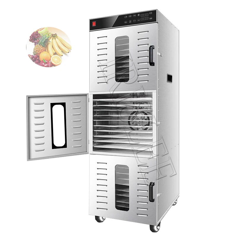 กล่องอบแห้งอาหาร 30 ชั้นเครื่องผลไม้แห้งผลไม้และผักเนื้อเครื่องอบชาอาหารทะเล