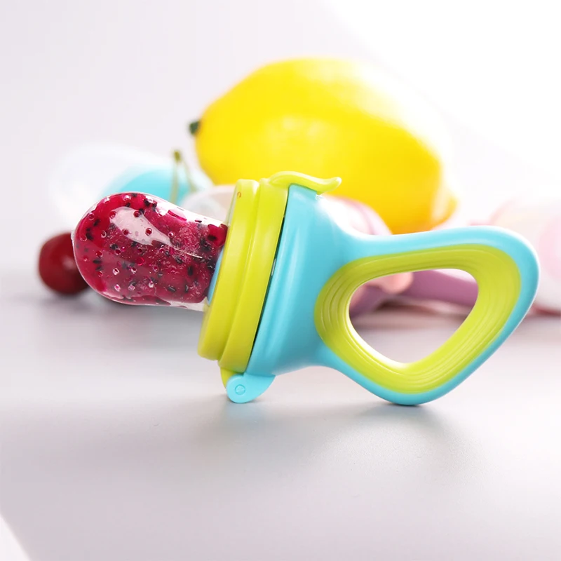 Newborn Pacifier Food Nibble Infant Pacifiers Feeder Kids Fruit Pacifier Baby Feeding Safe Training Nipple Teat Pacifier Bottles