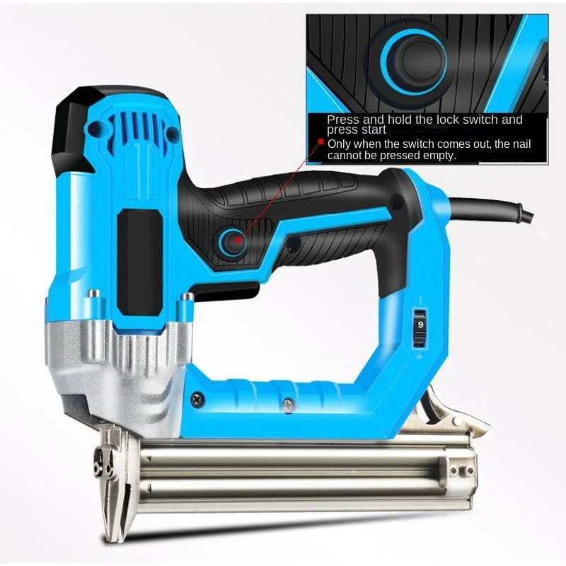 Pistola de clavos eléctrica de 0808082300W, pistola de clavos recta, código de motor de cobre puro, pistola de clavos F30 para carpintería a