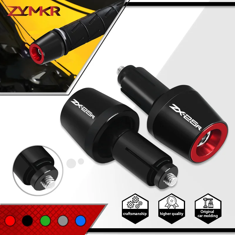 NEW Handlebar Grips For ZX4R ZX4RR ZX-6R ZX-10R ZX-25R Motorcycle Universal Handle Bar Anti-Slider Plug Protection Cap