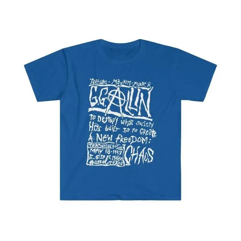New GG Allin For Fans S 5XL T shirt CR96