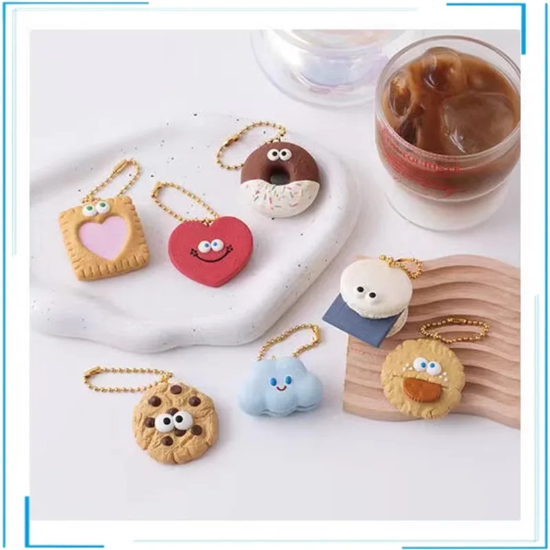 BANDAI Cookie Biscuit Doughnut Pendant Gashapon Kawaii Holiday Gifts Action Figure Model Toys