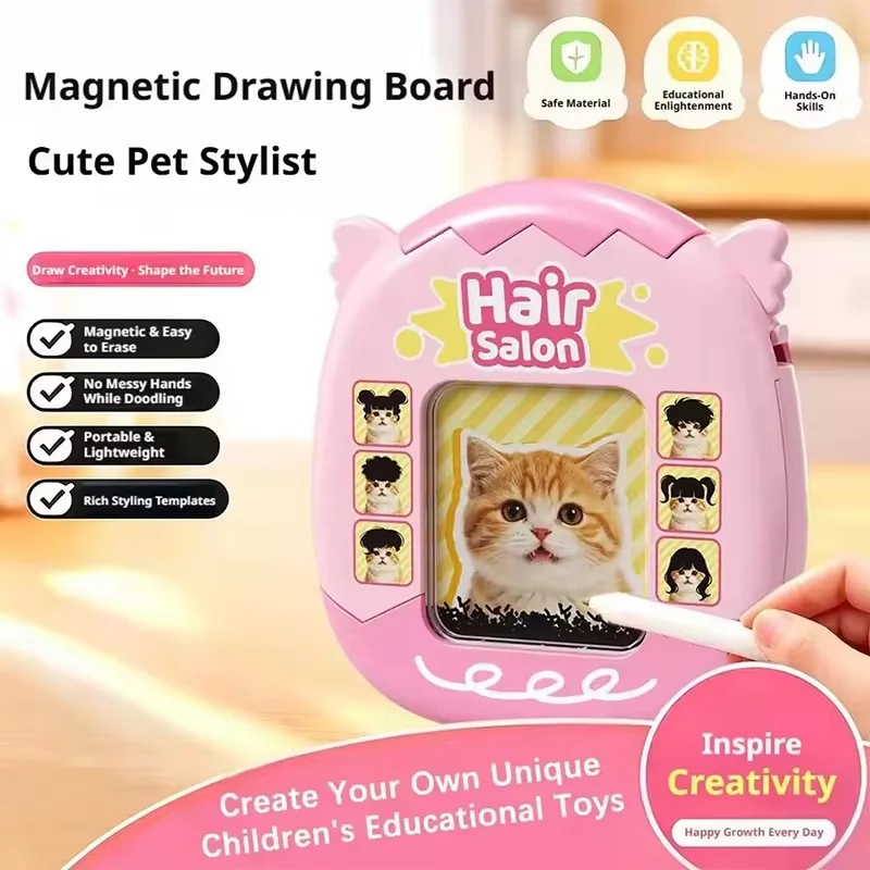DIY Hair-Styling Drawing Board - đánh giá và giá Magnetic Drawing Board
