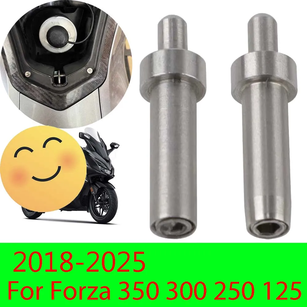 For Honda Forza 350 300 250 125 NSS Forza350 Forza300 Motorcycle Accessories Fuel Tank Cap Stainless Steel Auxiliary Ejector Pin