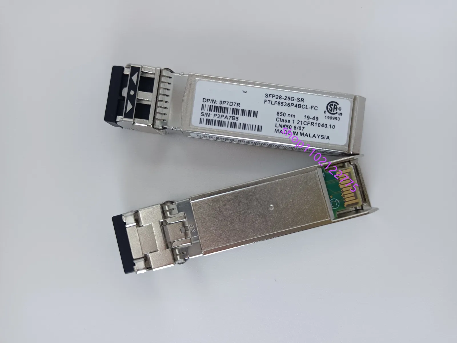 

25GB SFP Fiber Optical Module/FTLF8536P4BCL-FC/0P7D7R/SFP28-25G-SR/25G 850nm SFP+ Transceiver 25g/25GB Switch Module