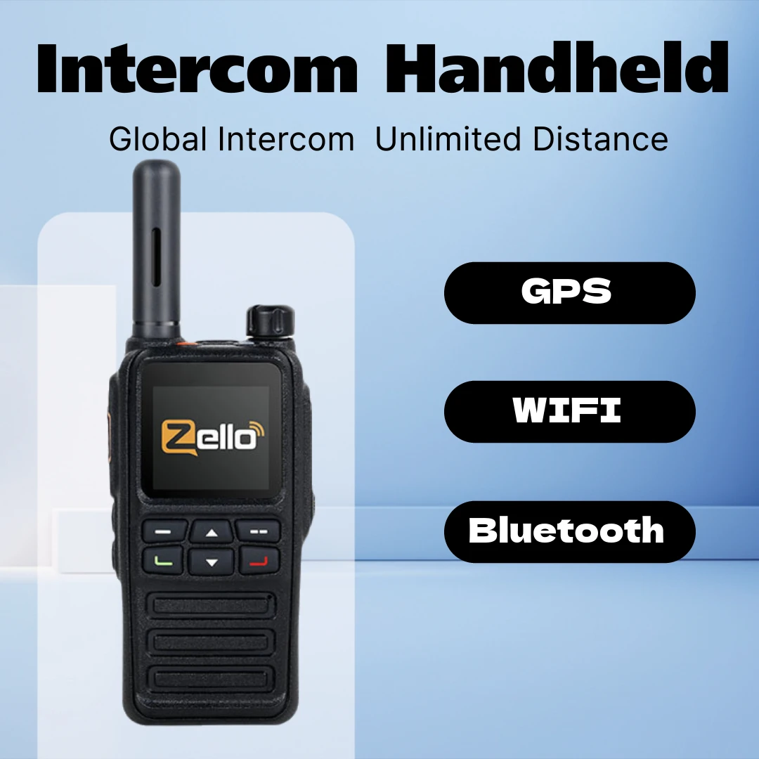 

4G public network intercom Zello platform handheld 5000 kilometer card insertion for foreign trade Real PTT platform intercom