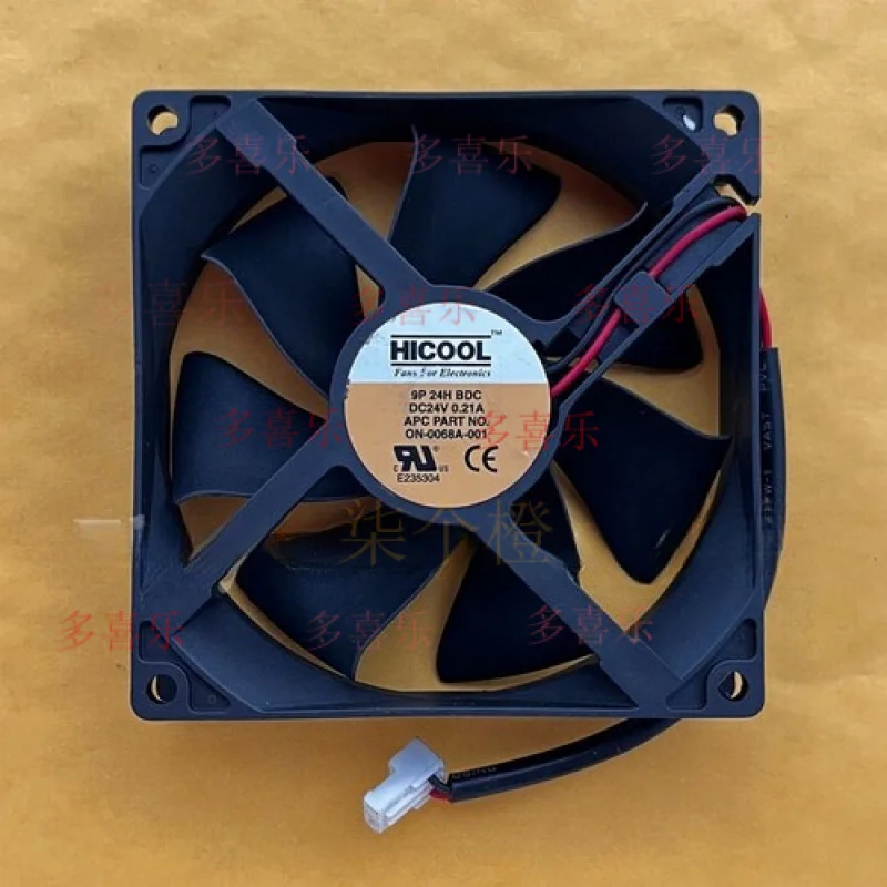 

EE 1pcs for HICOOL 9P 24H BDC 24V 0.21A APC PART NO 9025 2-Wire Fan