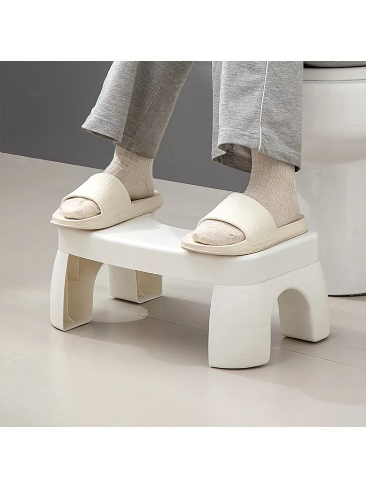 1PC Waterproof Squatty Potty Toilet Stool Toilet Anti-Slip Foot Stool Squat Stool For Pregnant Woman Children Adult Old People