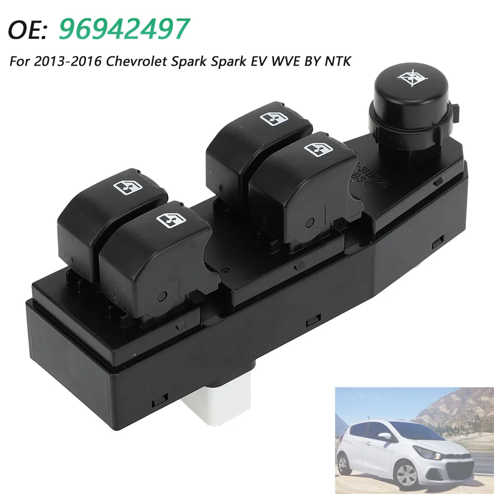 

Для Chevrolet Spark Spark 2013 2014 2015 2016 EV WVE BY NTK Кнопка главного управления электрическим стеклоподъемником 96942497